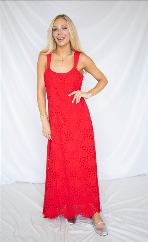 feeling hot maxi dress