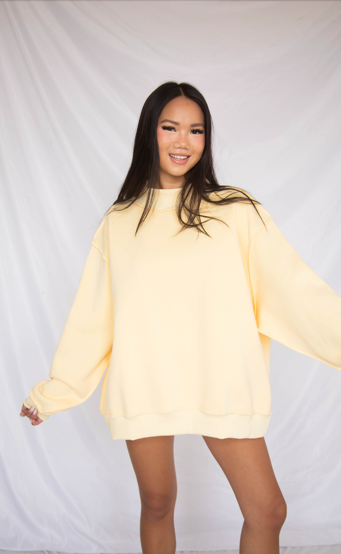 gotta have it mockneck set - butter yellow