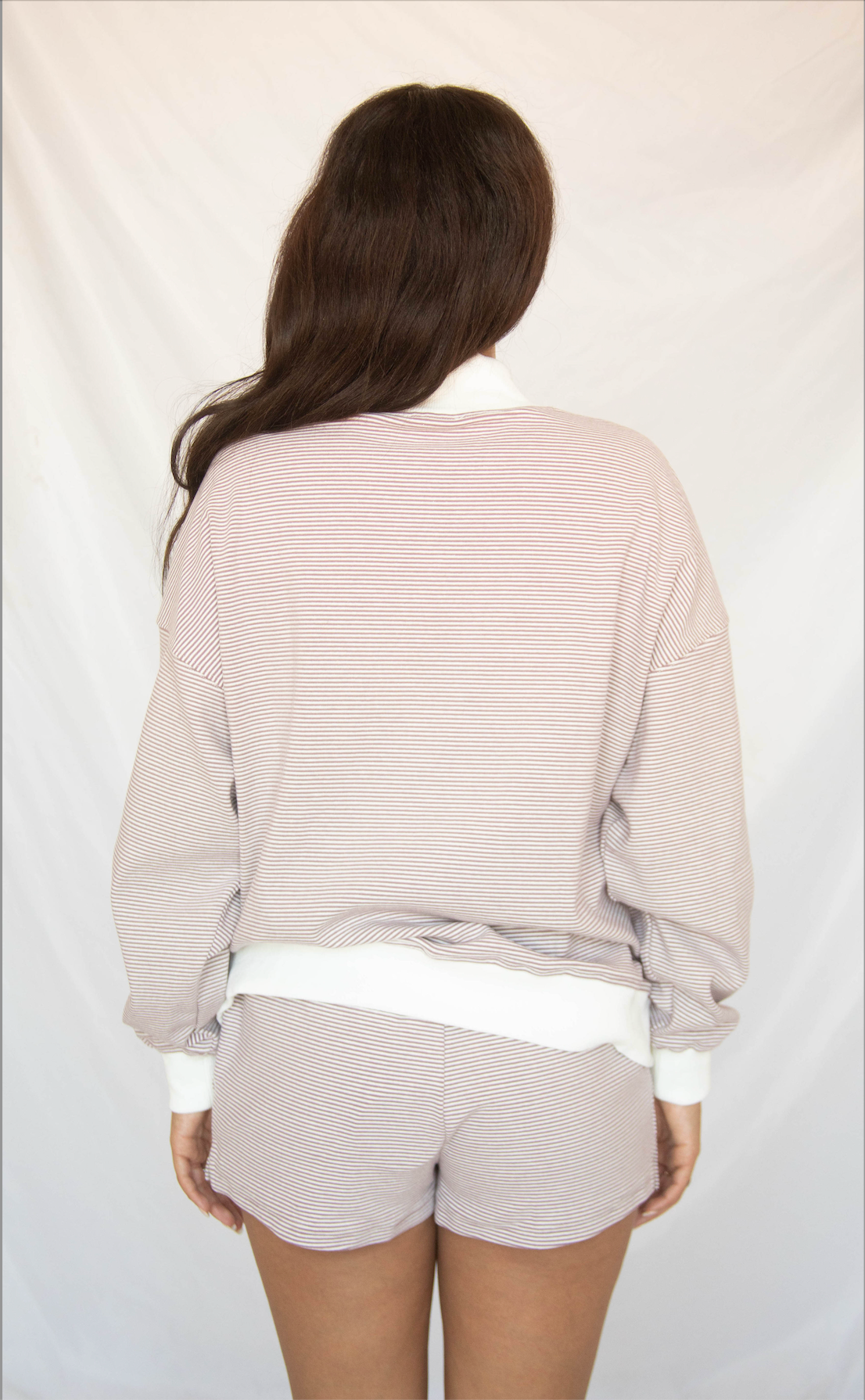 between the lines set - lavender stripe