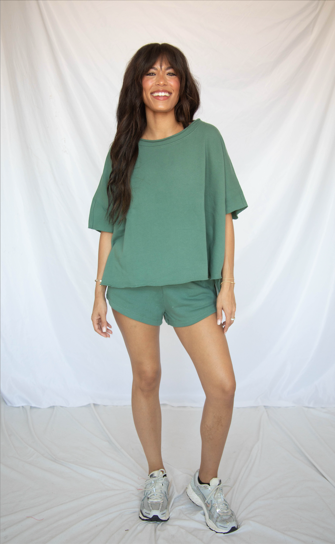 on the move two piece set - dark green