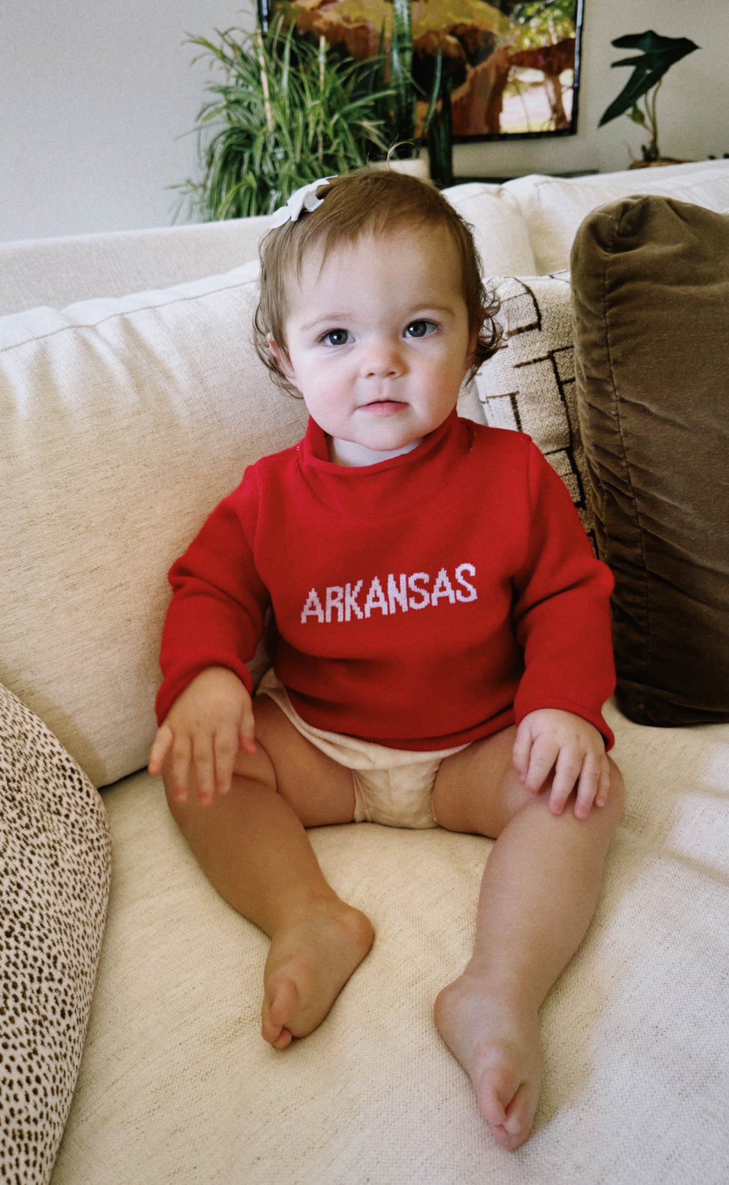 arkansas rollneck sweater - baby