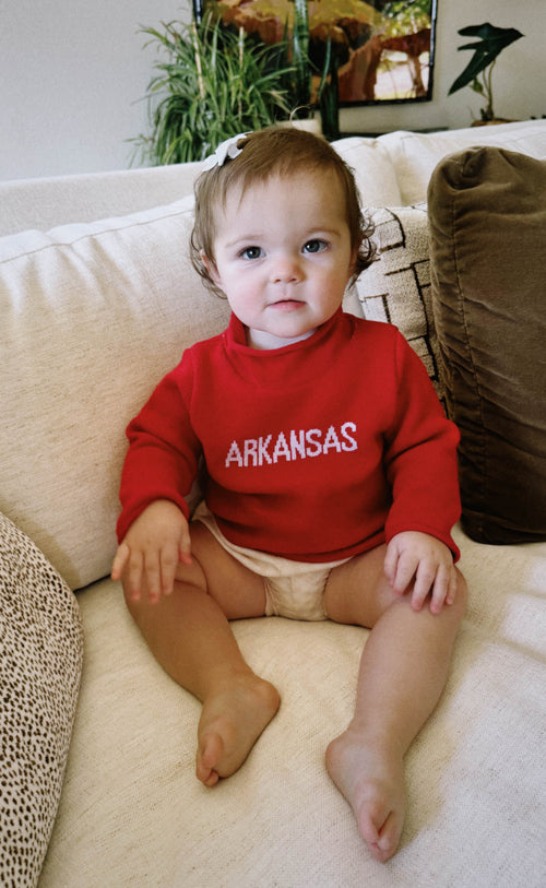 arkansas rollneck sweater - baby