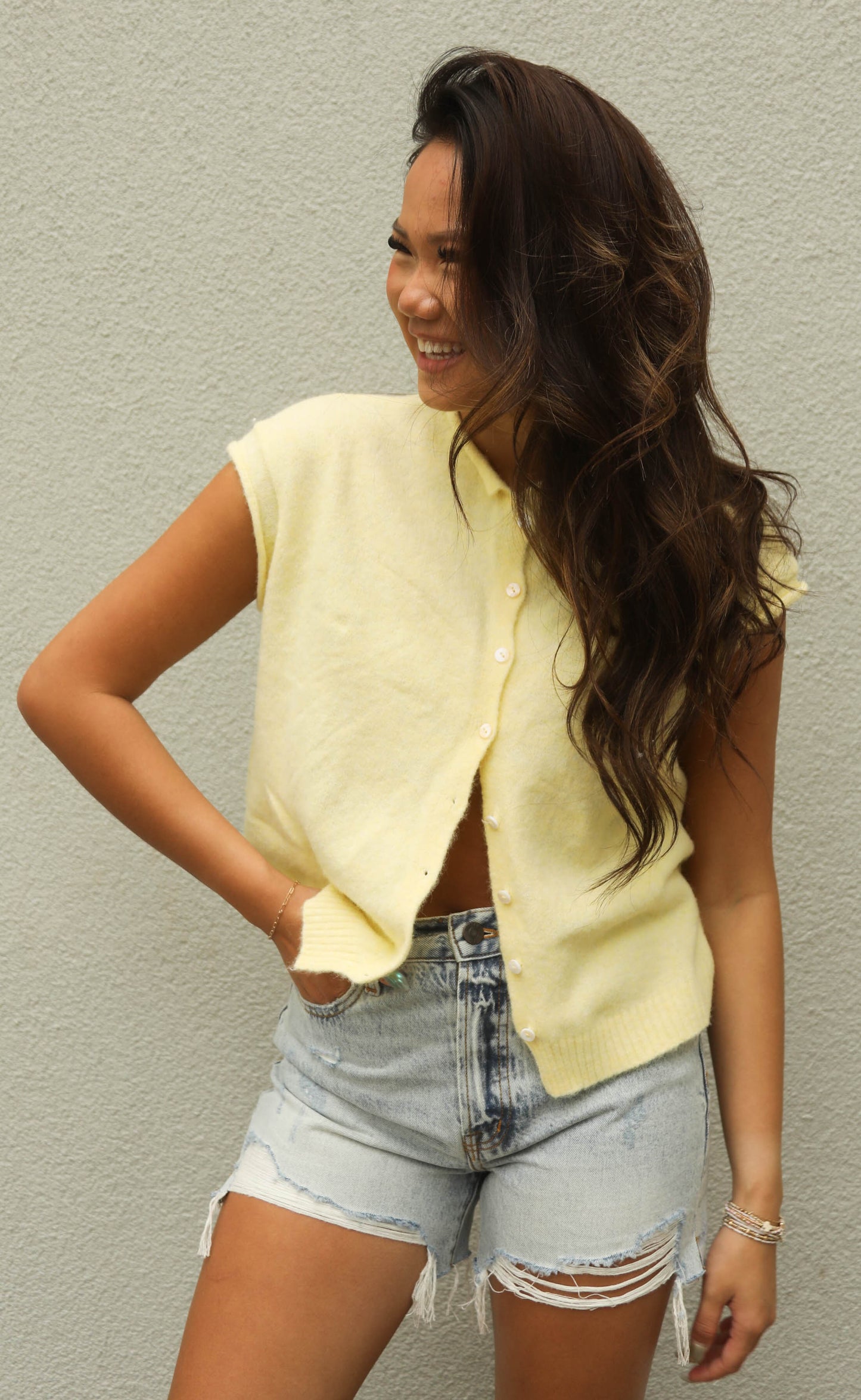 our hearts are free cardigan - butter