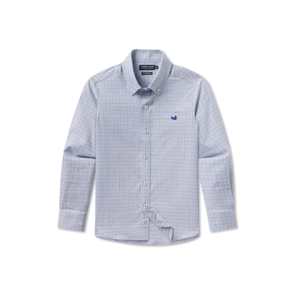 Boys' Southern Marsh Dyer Performance Gingham Dress Shirt