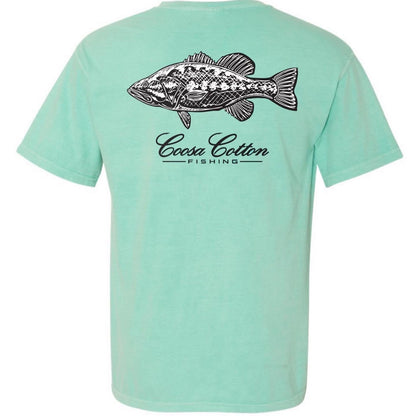 Coosa Cotton Black Bass Tee