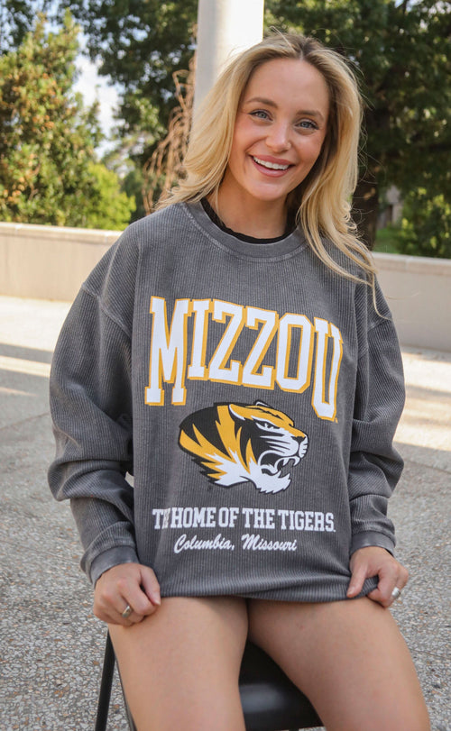 charlie southern: mizzou mascot corded sweatshirt