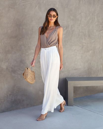 Farida Drape Bodysuit