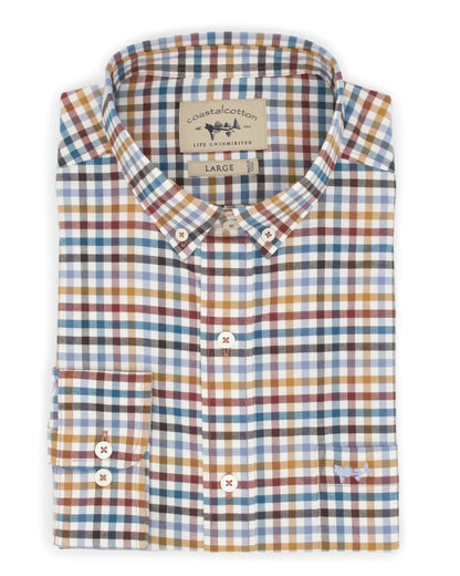 Coastal Cotton Long Sleeve Performance Sport Shirt