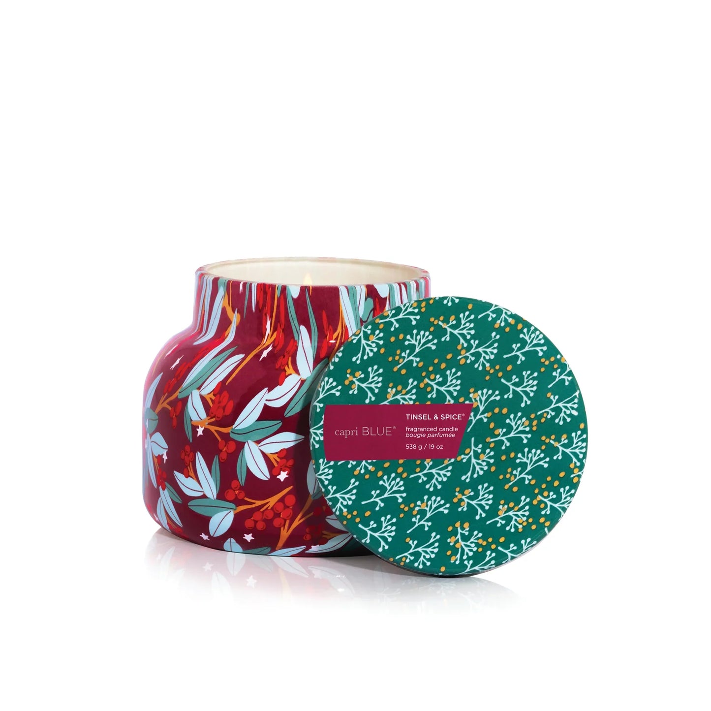 Capri Blue 8oz Holiday Pattern Play